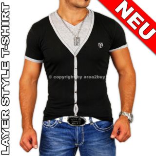 GEILES REROCK 2in1 STYLE PARTY CLUB T SHIRT BLACK 1325