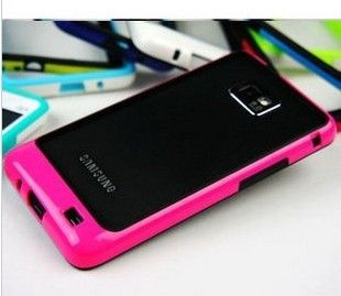 Samsung Galaxy S2 Bumper i9100 Hard Silikon Case Schutz Hülle Cover