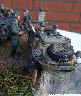 Soldaten Militaria WK II Diorama Schauvitine Modellbau ( Nr.1)