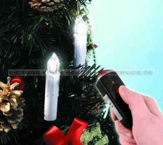 LED Weihnachtskerzen McShine Candle 10 kabellos, 10 Lampen, 1