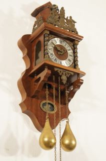 Gr.Zaanse Clock Wanduhr Friesenuhr Hollanuhr Pendeluhr FHS Hermle