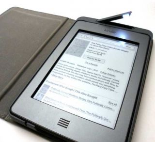 Neu Etui für  Kindle Touch aus echtem tasche leder Hülle mit