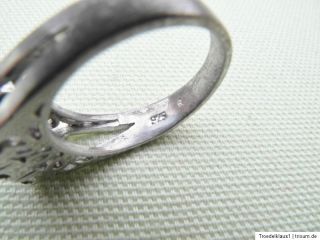 Art Deko SAPHIR, Silber Ring,,835 + Zusatz gestempelt,,TOP,,