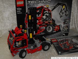 LEGO TECHNIK 8436 TRUCK MIT PNEUMATIK KRAN MIT OVP UND BAUANLEITUNGEN