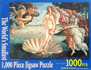 Worlds Smallest 1000 Pcs Jigsaw Puzzle The Birth of Venus by
