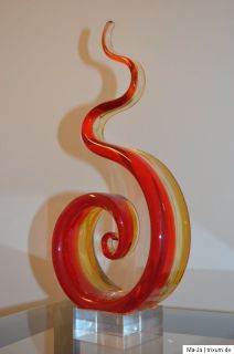 XXL Luxus Kunst aus Murano traumhafte Moderne Design Skulptur Glas