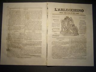 Giornale LArlecchino N.176, Anno I, 8 Novembre 1848