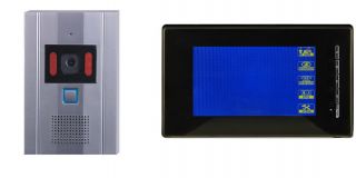Farb Video TFT Flatscreen 4 Draht Sprechanlage mit Außenkamera LED