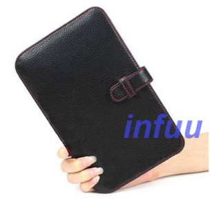 Leder Tasche für Lenovo IdeaPad Tablet A1 schwarz black Case Etui