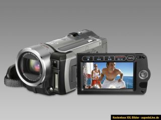 Canon Legria HF100 Full HD Camcorder   Silber/Schwarz