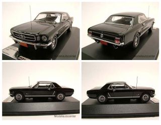 Ford Mustang 1965 schwarz, Modellauto 143 / Premium X Models