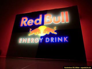 Red Bull Leuchtreklame Reklame Lampe Leuchtwerbung Leuchtschild Neon