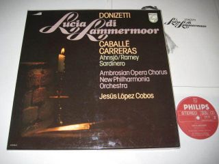 LP BOX/DONIZETTI/LUCIA DI LAMMERMOOR/CARRERAS/CABALLE