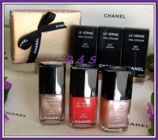 CHANEL LE VERNIS 597 Island 607 Delight 617 Holiday Summer 2012