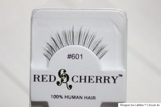 künstliche Echthaar   Wimpern Red Cherry #601 aus Amerika