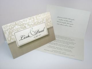 Hochzeitskarten / Hochzeit / Einladungskarten inkl. Druck / Nr. ADB602