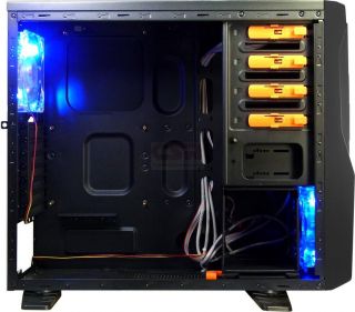 Eterno Q7 Dozer ATX MidiTower Gamer PC Gehäuse beleuchtete Lüfter