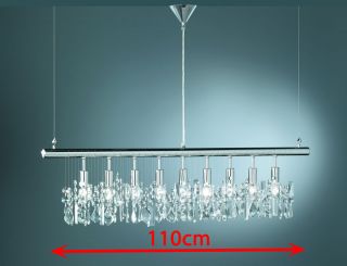 Reality Pendelleuchte Deckenlampe, Glasprismen, 110cm