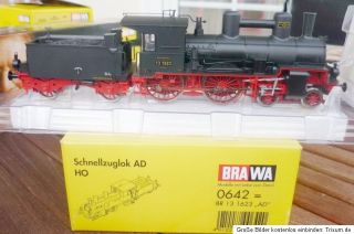 Brawa 0642 Schnellzuglok BR 13 1623 schwarz/ex württbg. AD DRG Ep.2