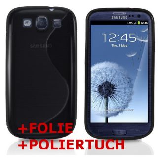 Handy TPU TASCHE Huelle Samsung Galaxy S3 Silikon Case i9300 GEL COVER