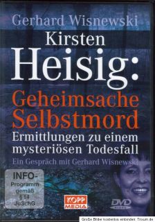 DVD Kirsten Heisig Geheimsache Selbstmord   Top Zustand (Gerhard