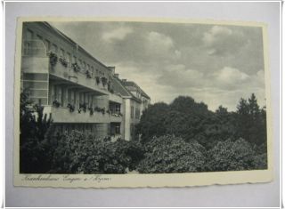 Postkarte sehr altes Motiv Hegau Krankenhaus Engen um 1954 (P627