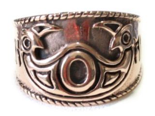 Odins Auge Wotansauge Hugin Munin Ring Bronze