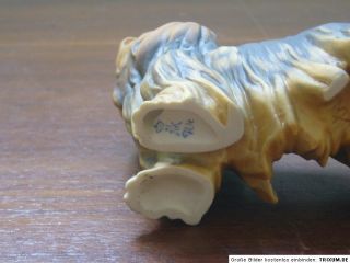 Kaiser Figur Hund Yorkshire Terrier biscuit, bunt, Nr.647