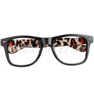 Brillengestell Brillenfassung Brille Rahmen Fassung Leopard Retro