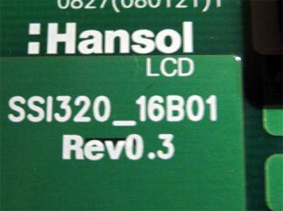 Inverter Hansol SSI320 16B01 für Samsung LCD TV / Panel
