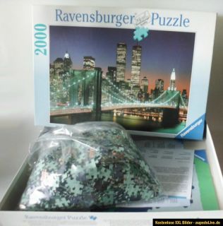 Ravensburger Puzzle mit 2000 Teilen   Brooklyn Bridge und Manhattan