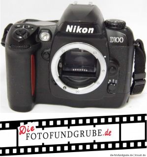 Nikon D100 6.1 MP Digitalkamera   Schwarz (Nur Gehäuse)