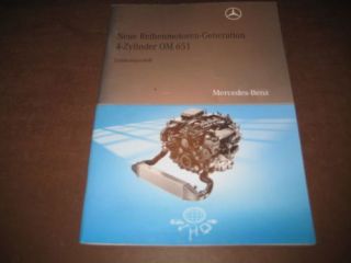 Werkstatthandbuch Mercedes Motor OM 651 4 Zylinder CDI