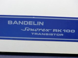 Ultraschall Reiniger Bandelin Sonorex RK 100 Transistor