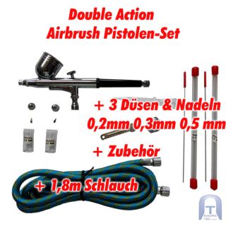Profi airbrushpistole komplett set airbrush pistole set Double Action