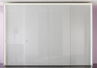 Staud Panorama Schwebetürenschrank Kleiderschrank Maxim Scala Glas