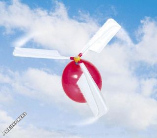BALLONHELIKOPTER Ballon Helikopter + 2 Luftballons NEU