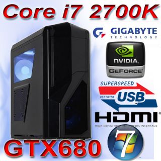 GAMER PC 3D  INTEL i7 2700K 4x@4,4GHz SSD NZXT PHANTOM 410 NVIDIA