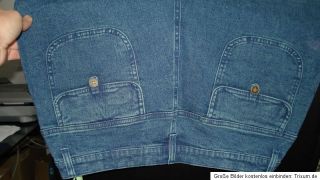 Stretch Hose , Damen Jeans mit Stickerei und Steinchen 5854524 NEU