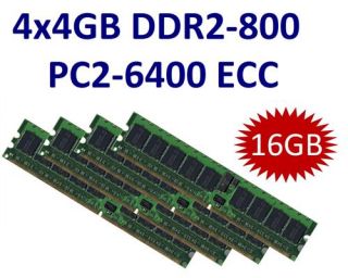 4x 4GB 16GB DDR2 800 Mhz ECC RAM Speicher für HP xw4600