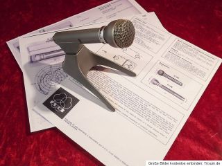 TOP Vintage 1970’s AKG D19C Beatles Microphone w/ Cases + Clip