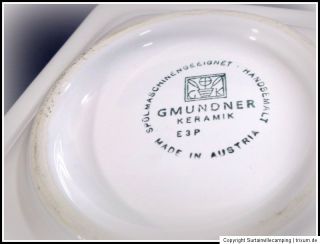 Gmundner Keramik  Morgentau  Schale Aschenbecher12,5x12,5 cm