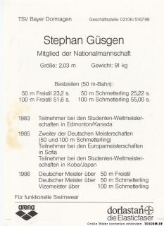 Stephan Güsgen TOP AK 80er Jahre Original Signiert +A16620