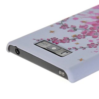 Hard Tasche Hülle Schale Case Cover Etui + Folie für LG Optimus L7
