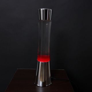 Lavalampe Lavaleuchte, 40 cm in der Farbe rot/blau