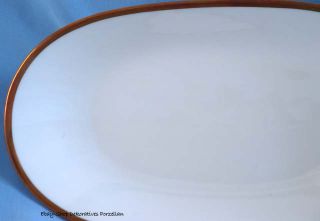 Ovale Platte 24,3 cm Rosenthal Bettina Elfenbein Goldr