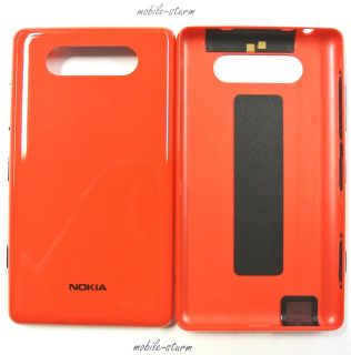 Nokia Lumia 820 Original Akkudeckel Rückschale Back Battery Cover Rot