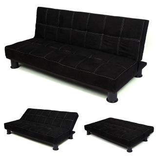 Sofa Couch Melbourne 3er Sofa Schlafsofa, braun, weiß, schwarz, rot