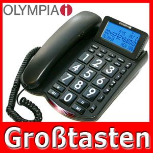 Großtasten Komforttelefon Telefon Seniorentelefon mit DISPLAY