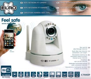 ELRO Plug & play wifi netzwerk pt kamera C704IP Überwachungskamera